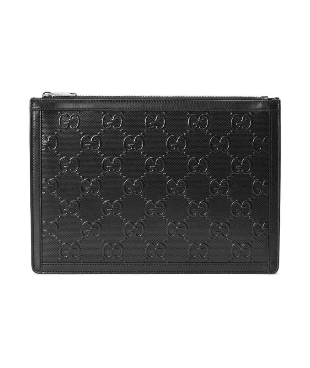 GUCCI Черная кожаная папка для документов, фото 1