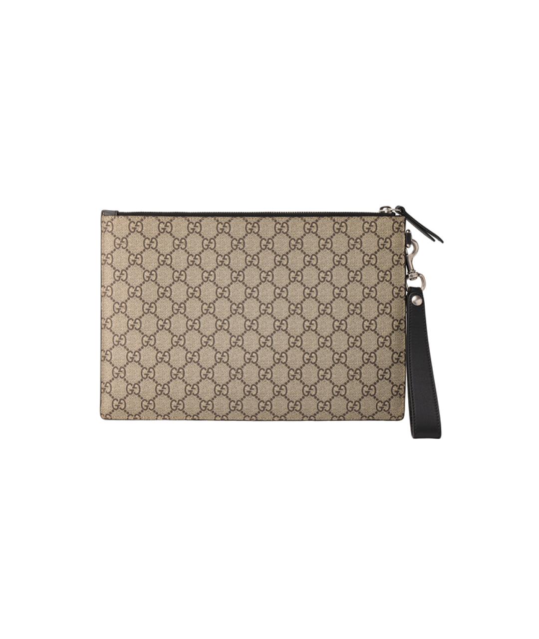 GUCCI Бежевая тканевая папка для документов, фото 6