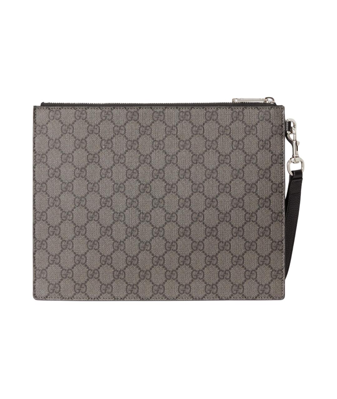 GUCCI Бежевая тканевая папка для документов, фото 4