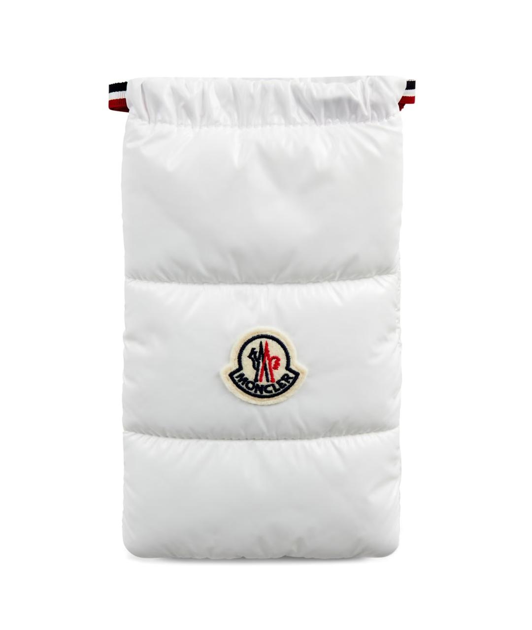 MONCLER Белые пластиковые солнцезащитные очки, фото 3