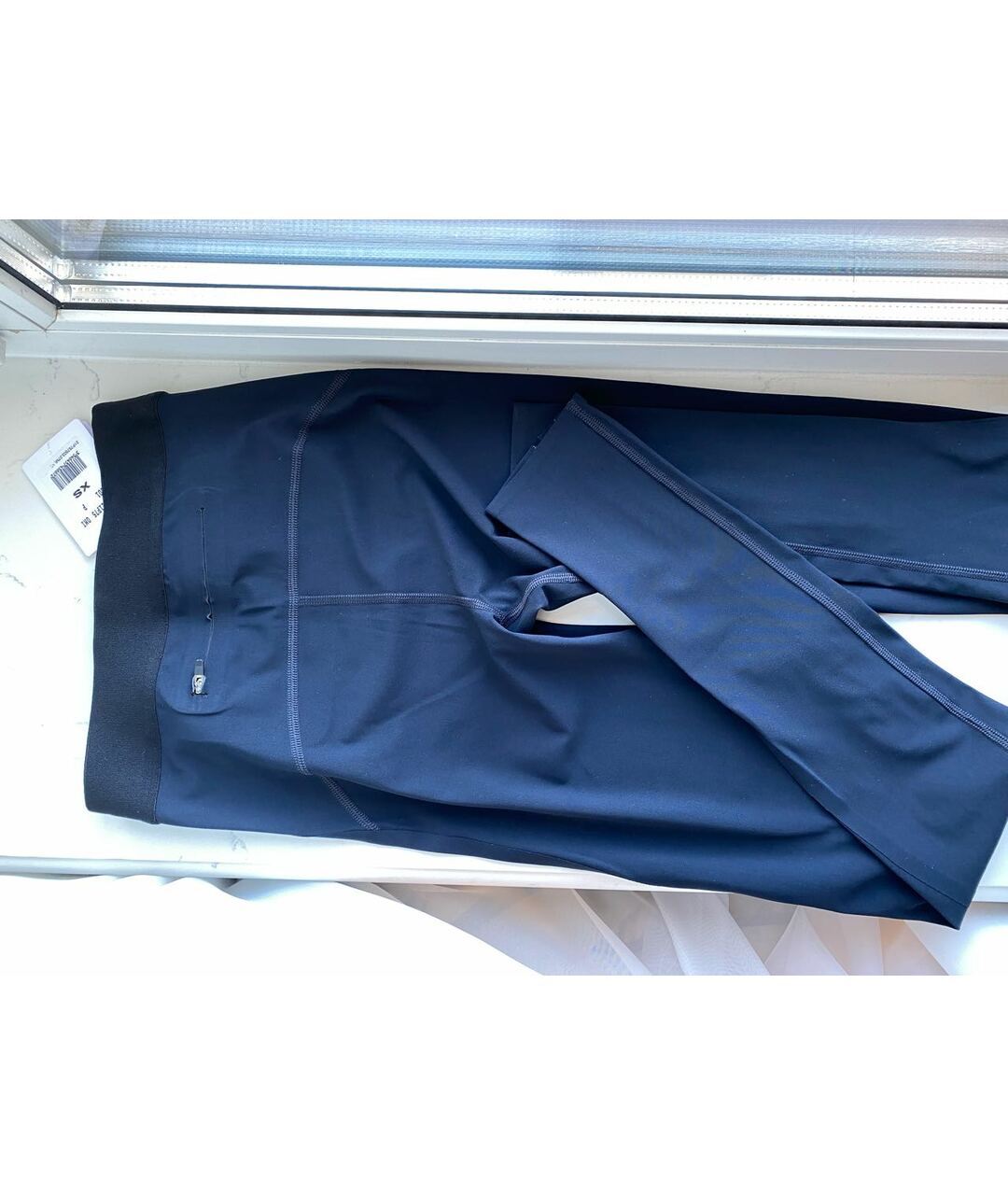 CELINE PRE-OWNED Темно-синие полиамидовые брюки узкие, фото 4