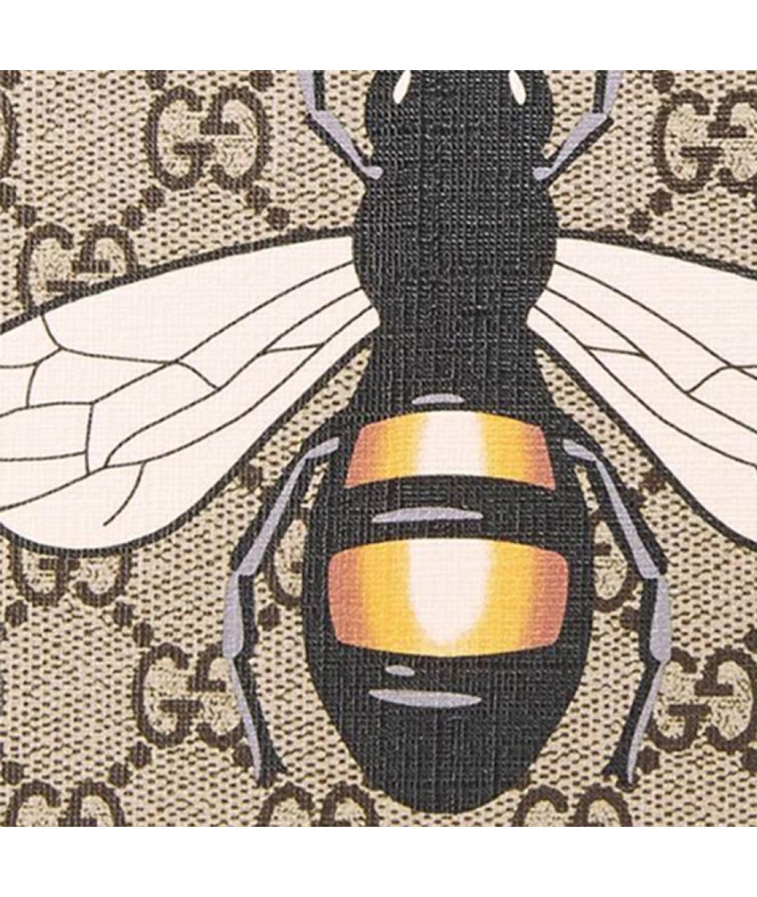 GUCCI Бежевая тканевая папка для документов, фото 4
