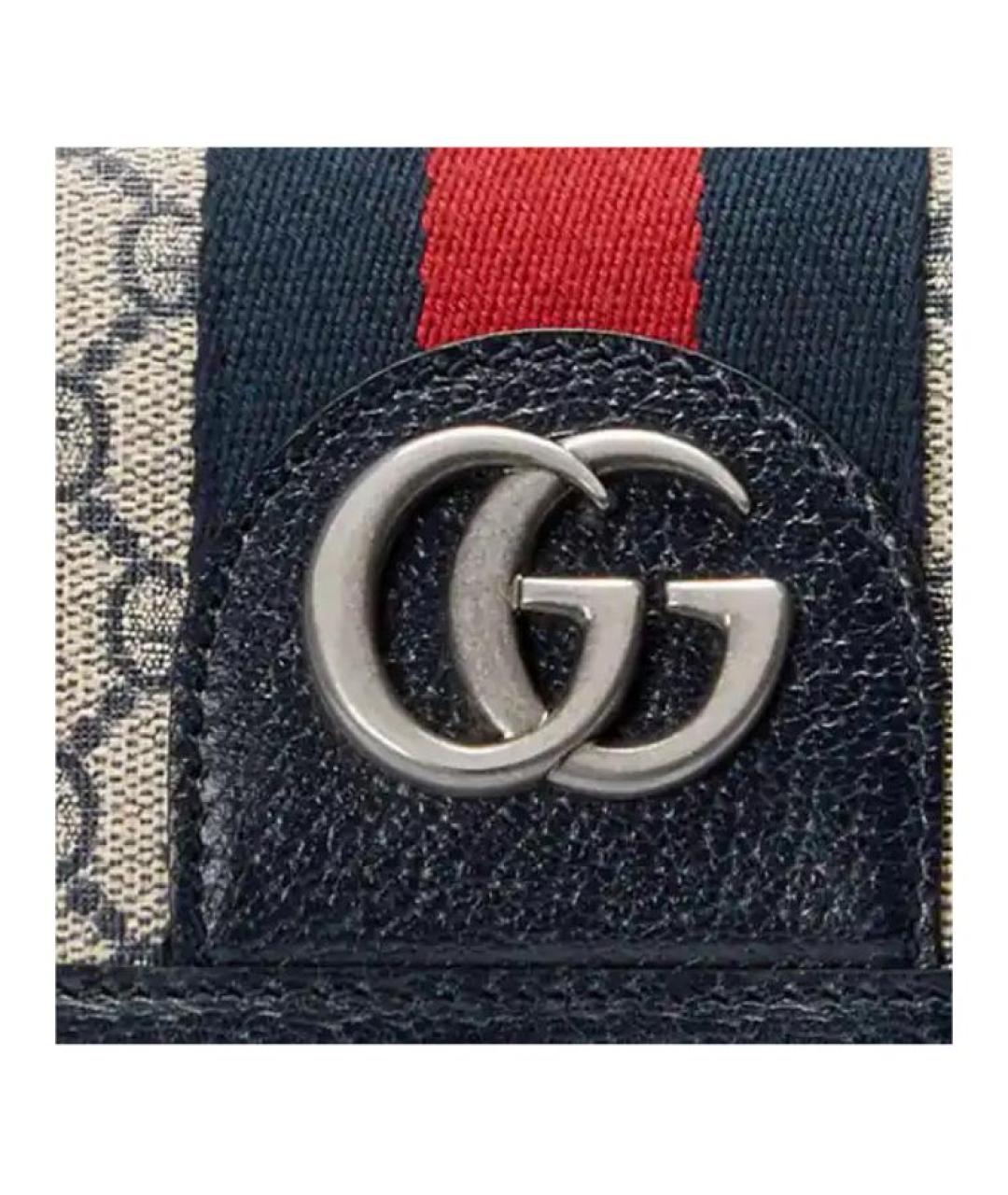 GUCCI Синяя тканевая папка для документов, фото 8