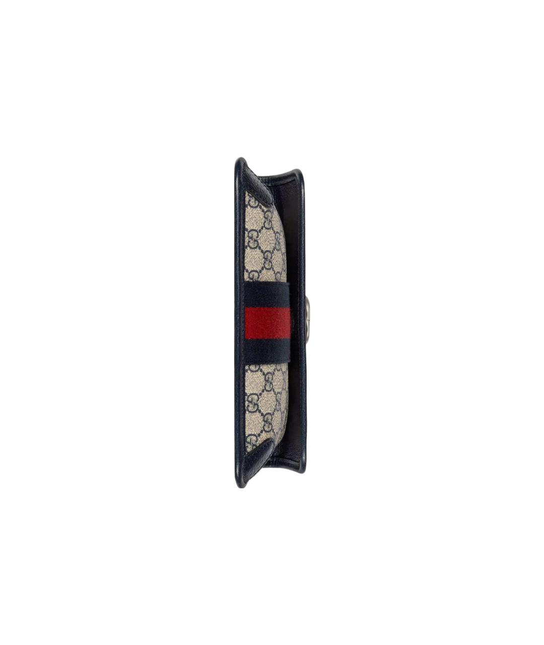 GUCCI Синяя тканевая папка для документов, фото 5