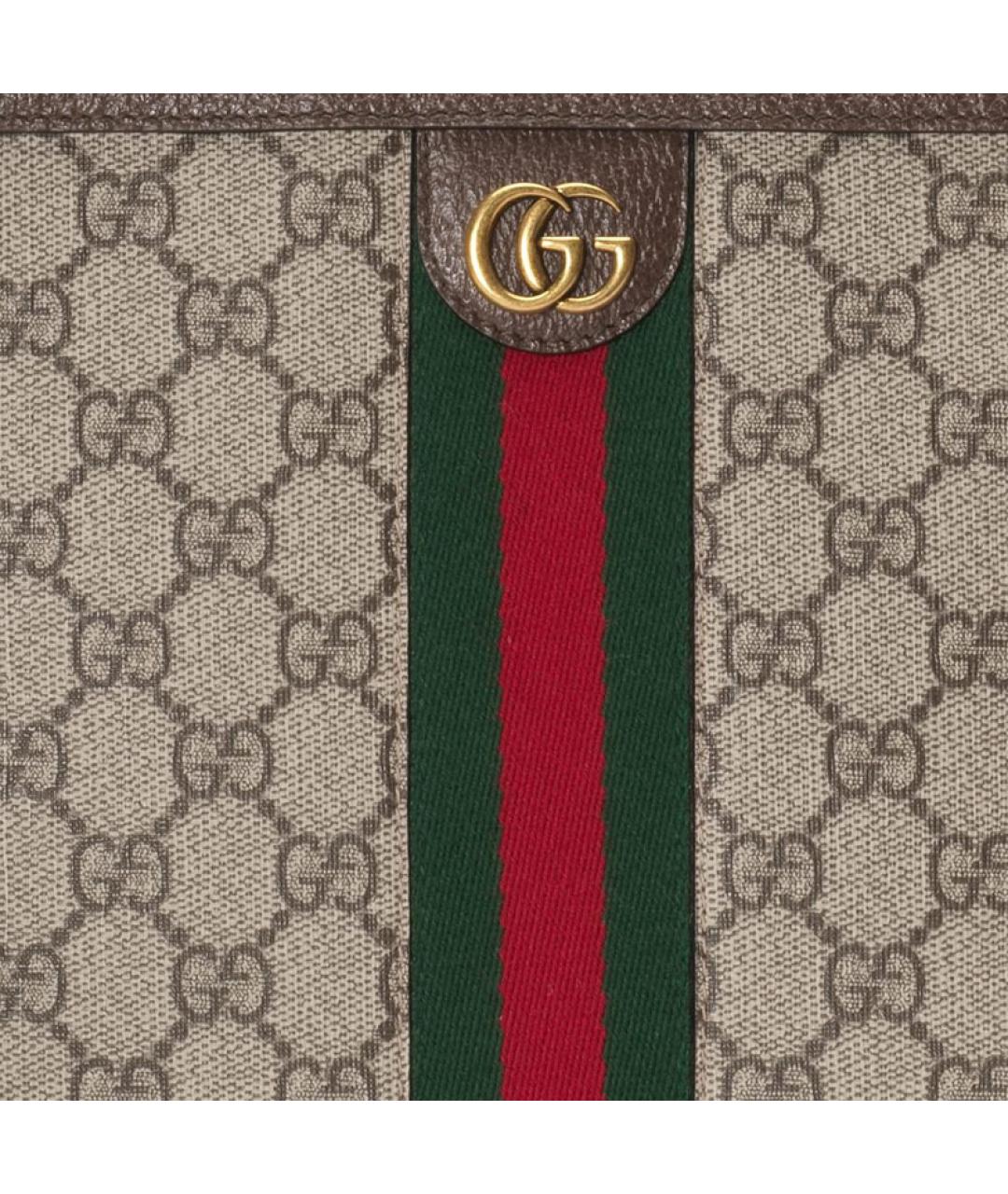 GUCCI Бежевая тканевая папка для документов, фото 8