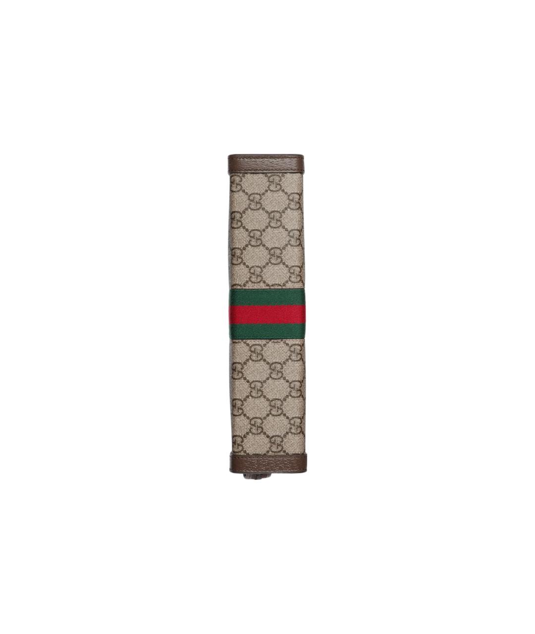 GUCCI Бежевая тканевая папка для документов, фото 5