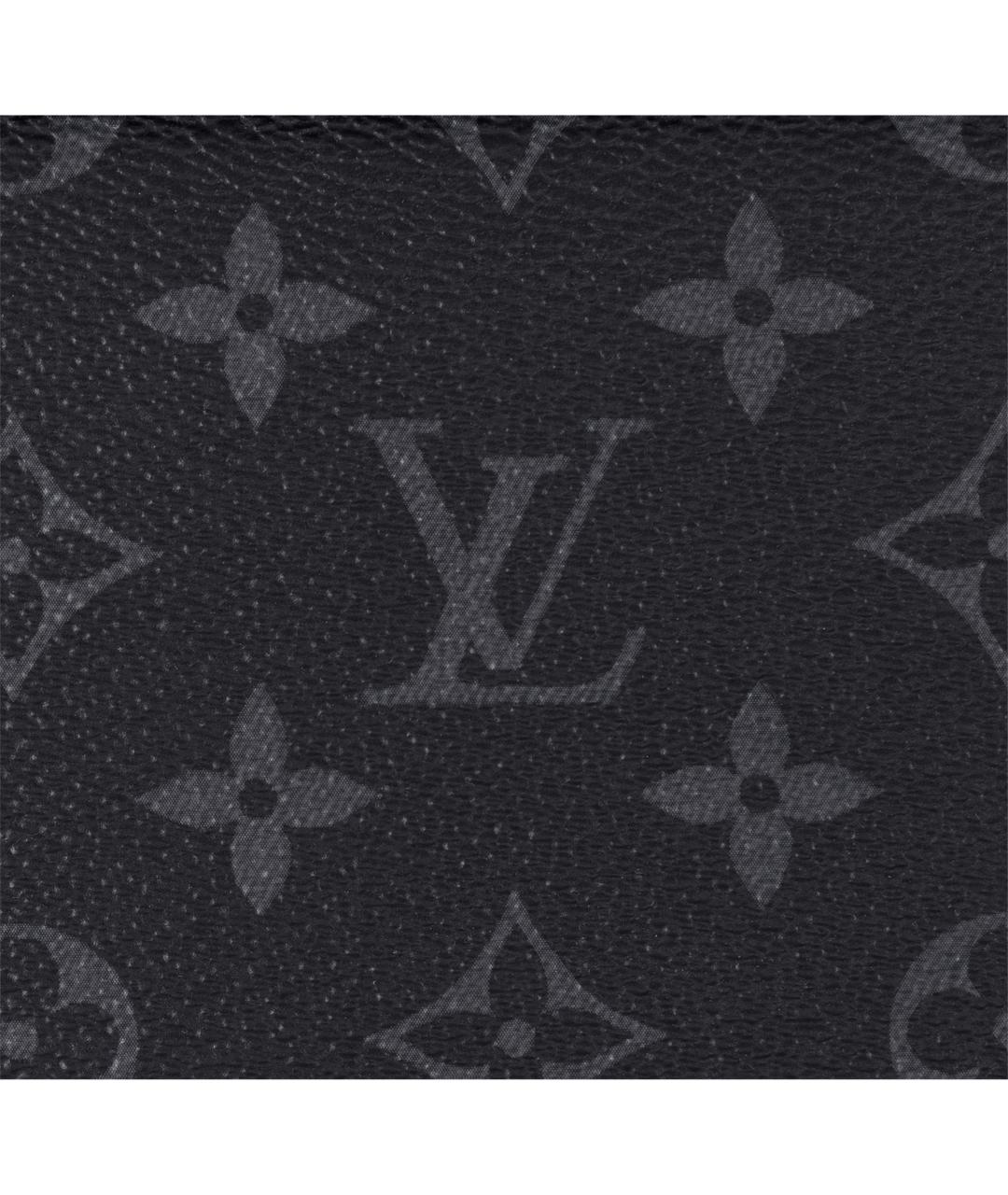 LOUIS VUITTON Черная кожаная папка для документов, фото 5