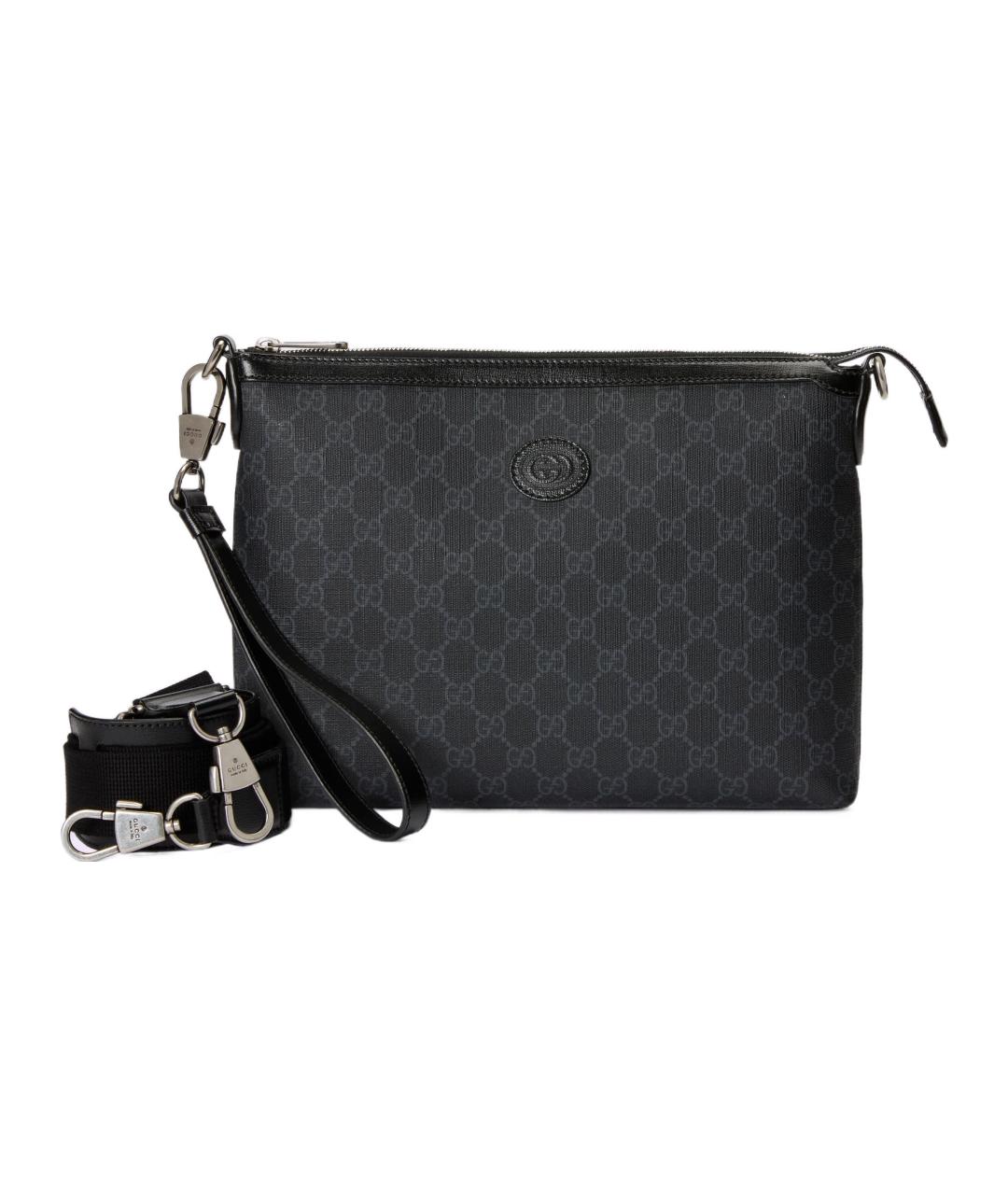 GUCCI Черная кожаная папка для документов, фото 2