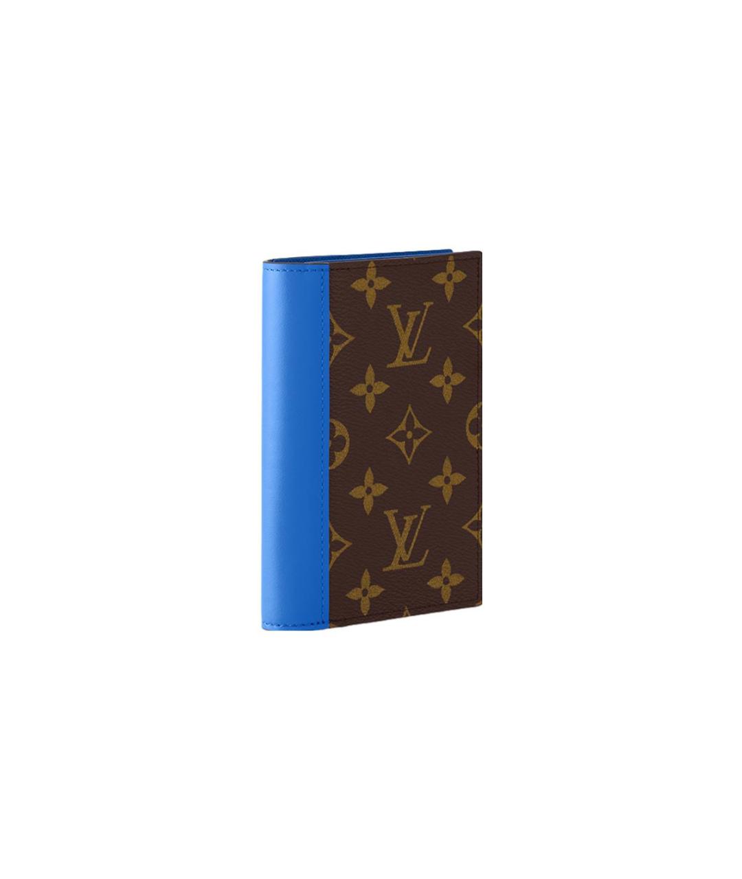 LOUIS VUITTON Коричневый кожаный кошелек, фото 2