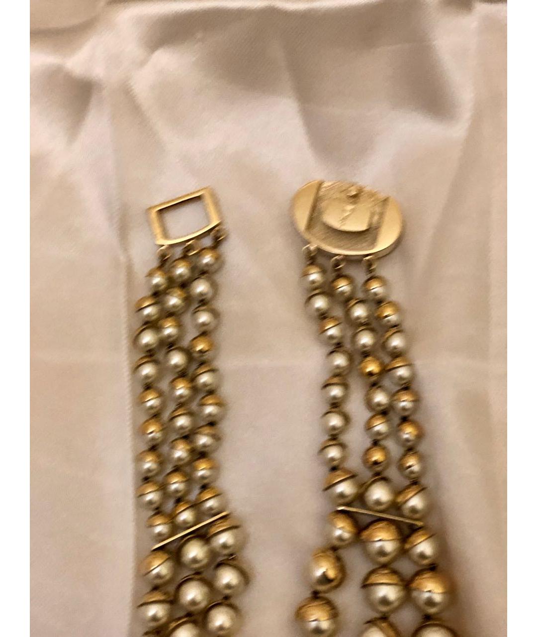 CHRISTIAN DIOR Позолоченное колье, фото 5