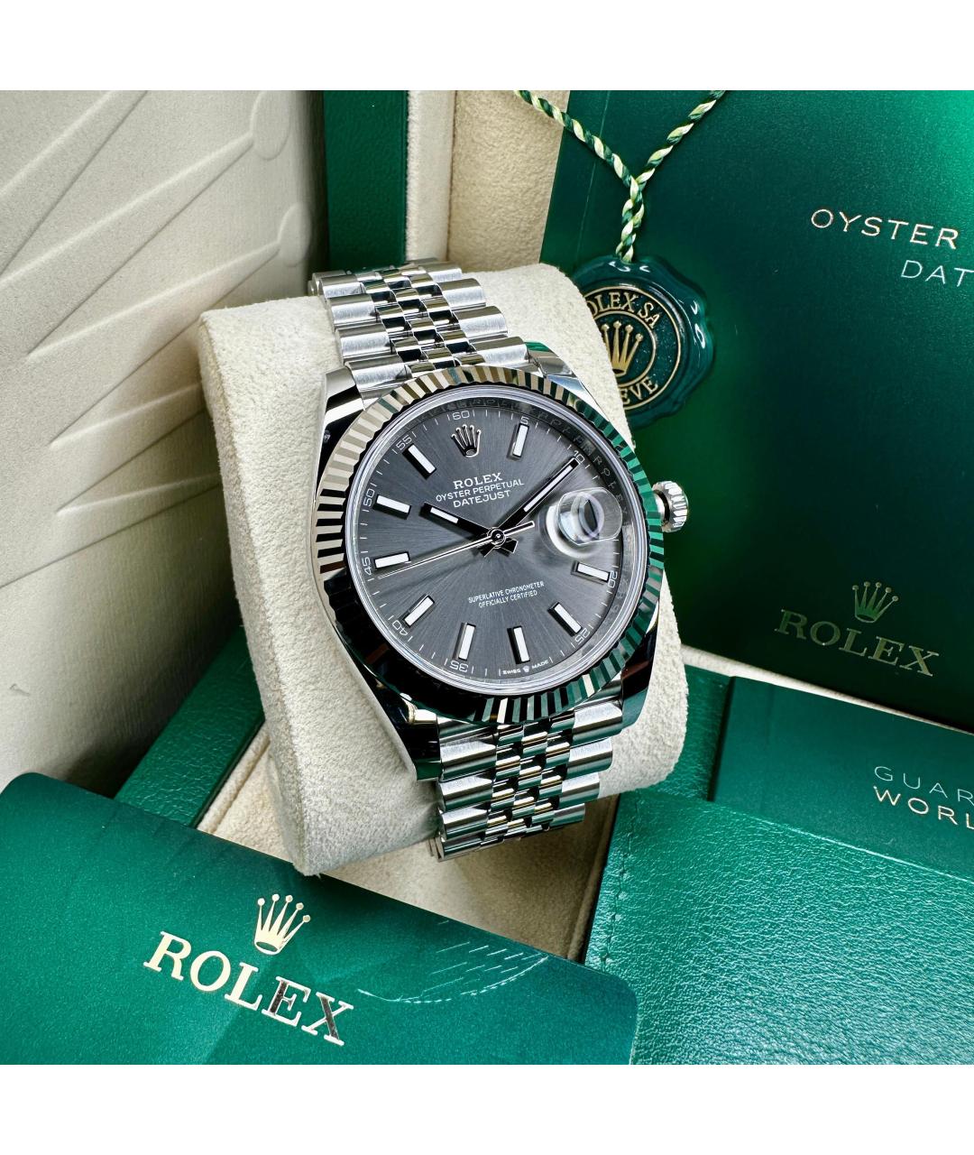 ROLEX Часы из белого золота, фото 3