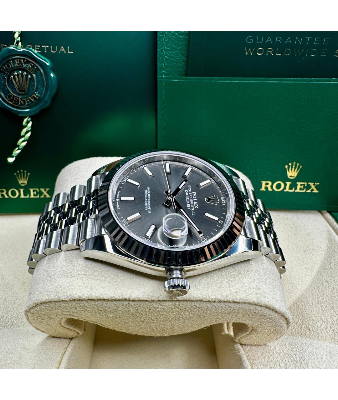 ROLEX Часы из белого золота, фото 5