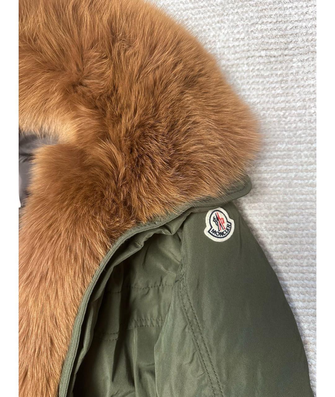 MONCLER Хаки парка, фото 4