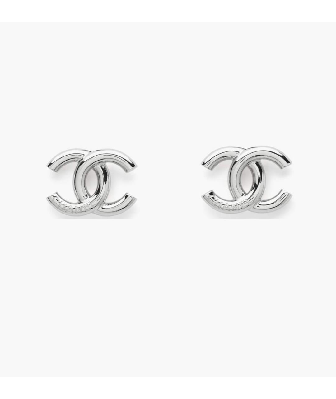 CHANEL Серебряные серьги, фото 3