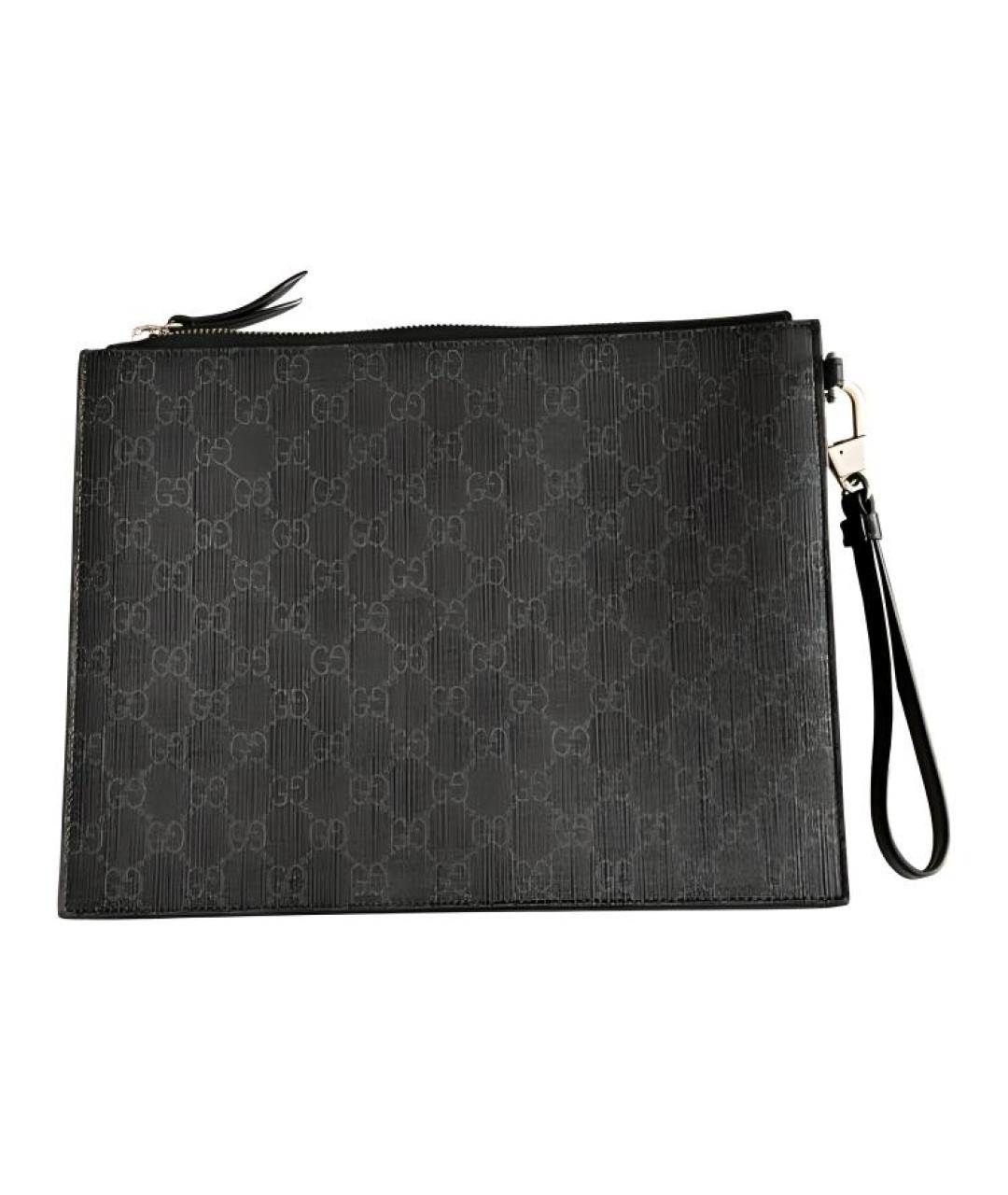 GUCCI Черная кожаная папка для документов, фото 3