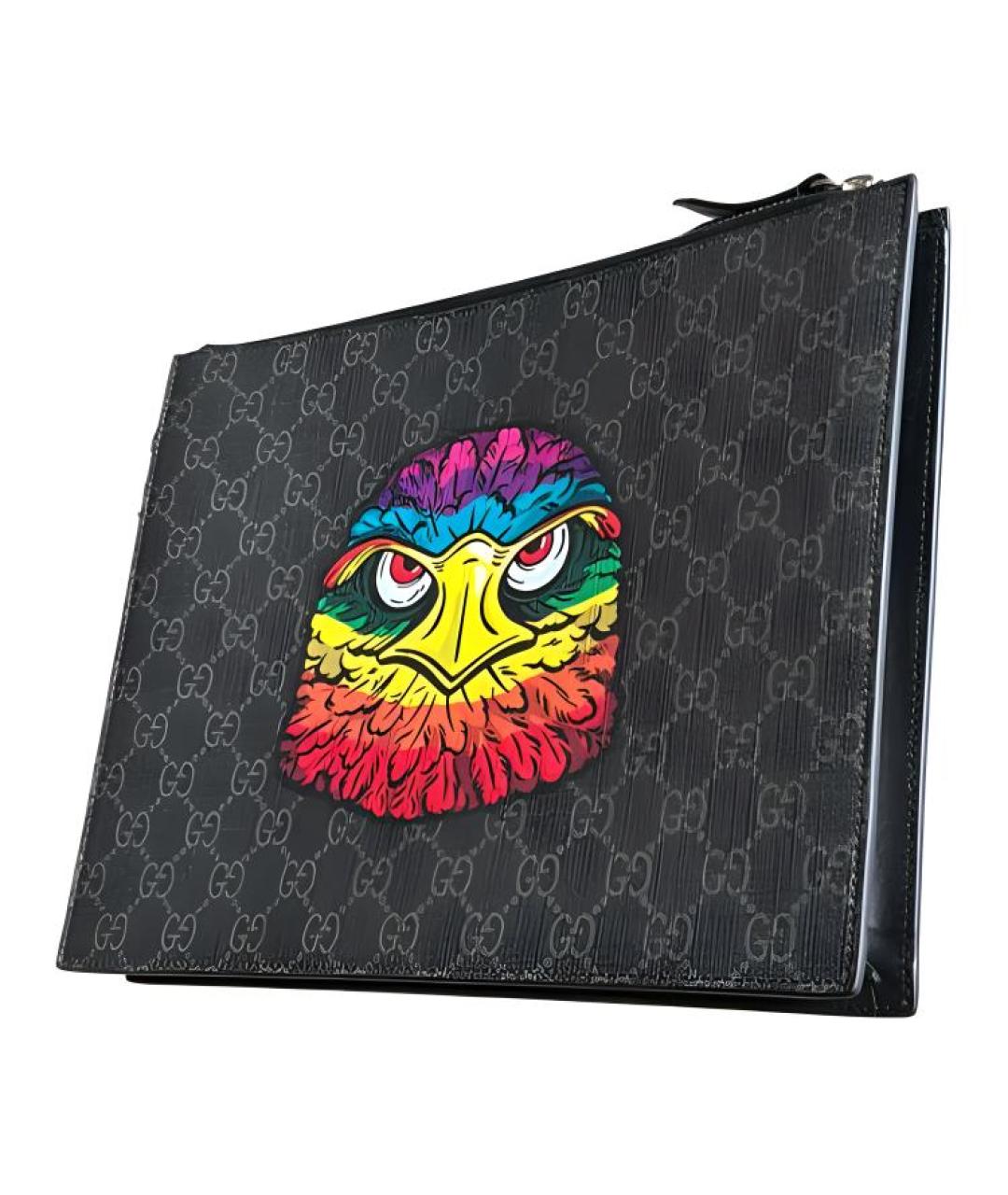 GUCCI Черная кожаная папка для документов, фото 2