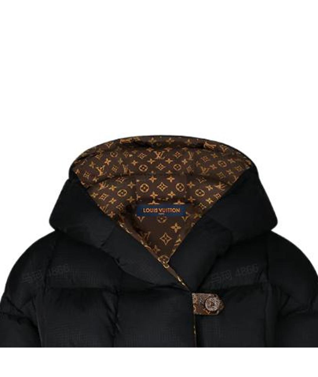 LOUIS VUITTON Черный пуховик, фото 4