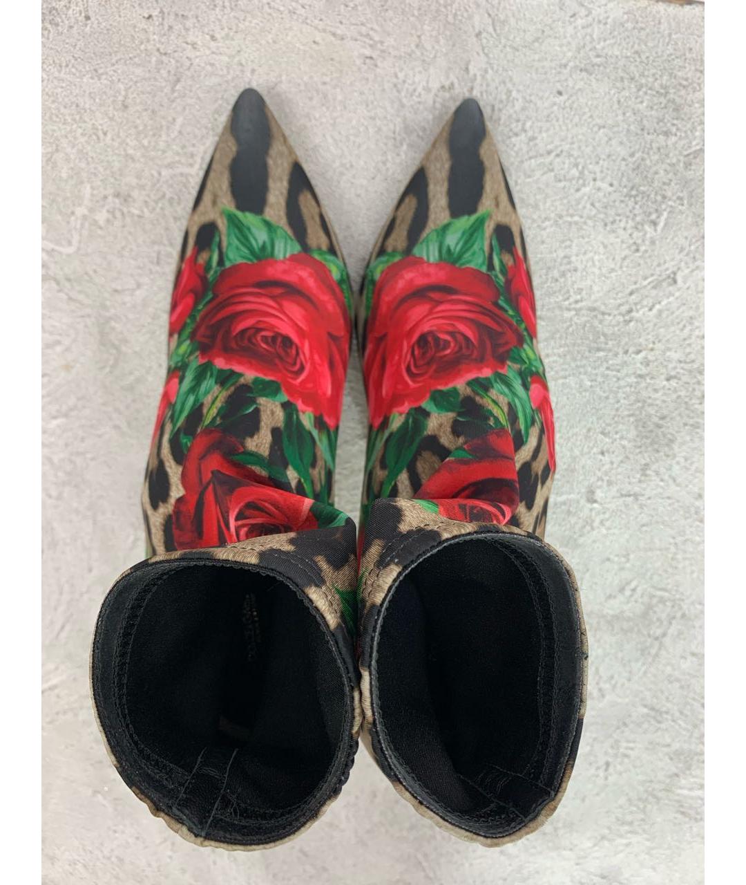 DOLCE&GABBANA Мульти неопреновые ботильоны, фото 3