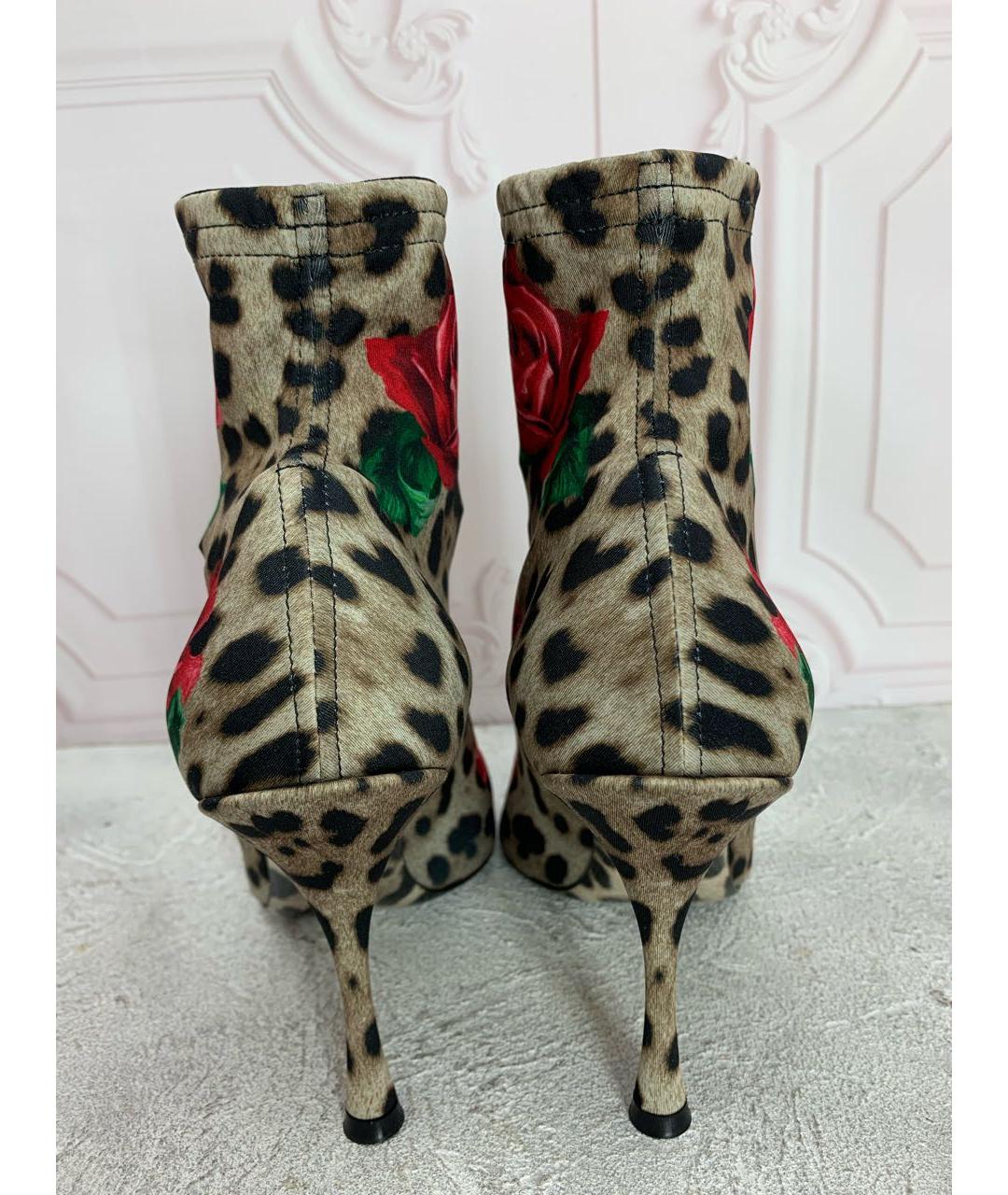 DOLCE&GABBANA Мульти неопреновые ботильоны, фото 4