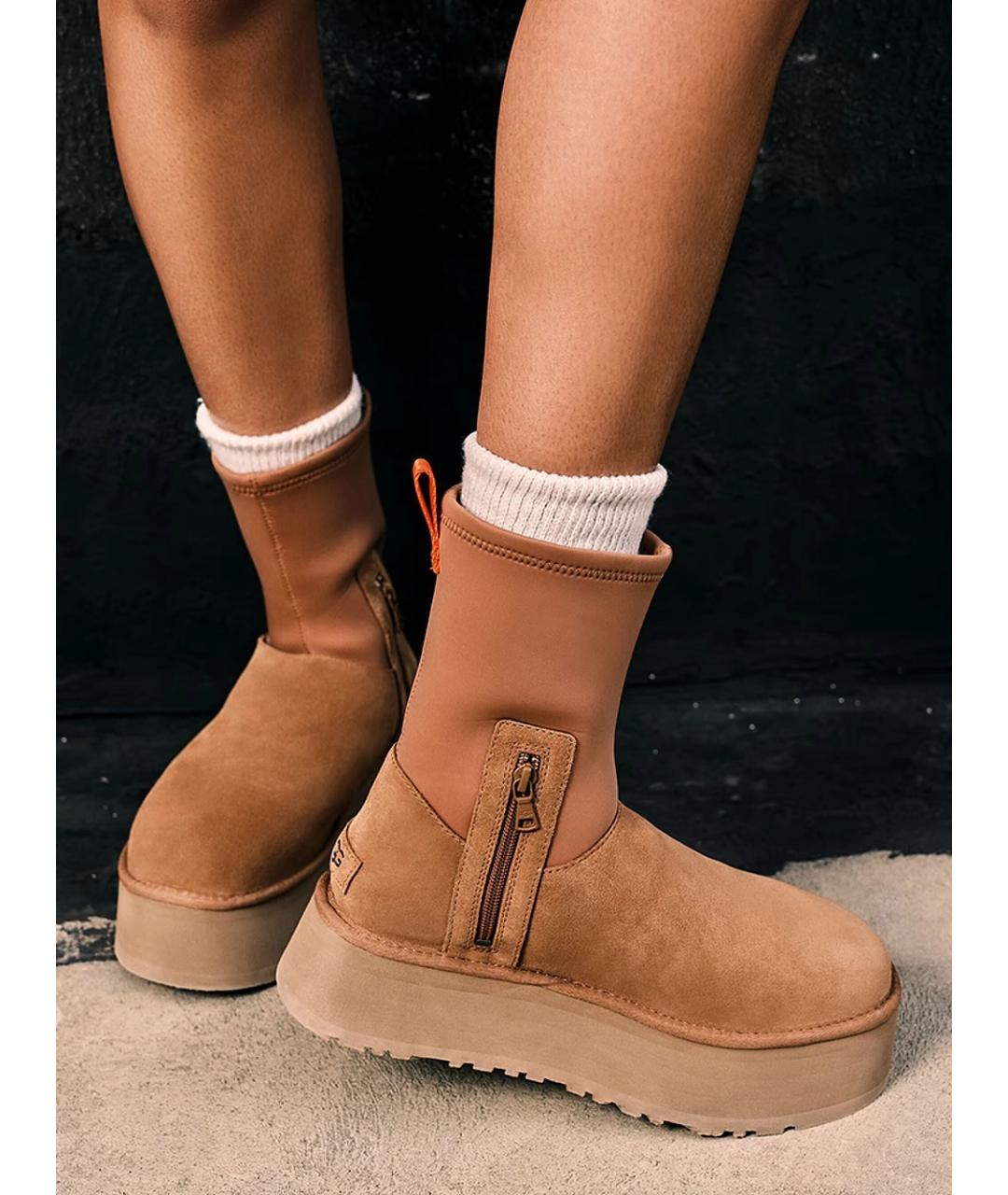 UGG AUSTRALIA Коричневые ботинки, фото 4