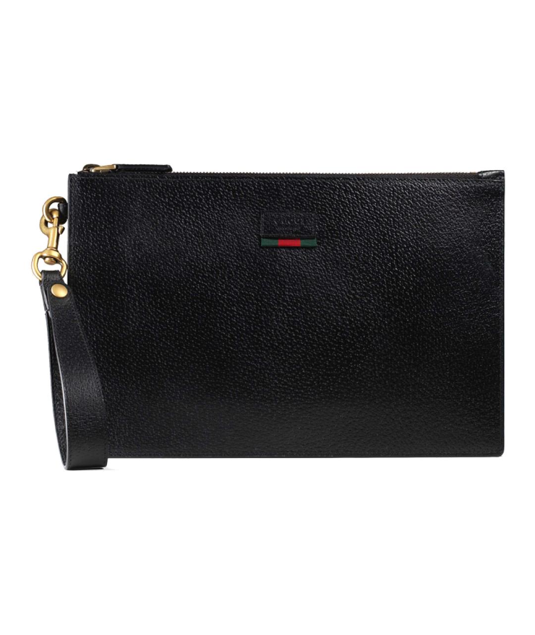 GUCCI Черная кожаная папка для документов, фото 1