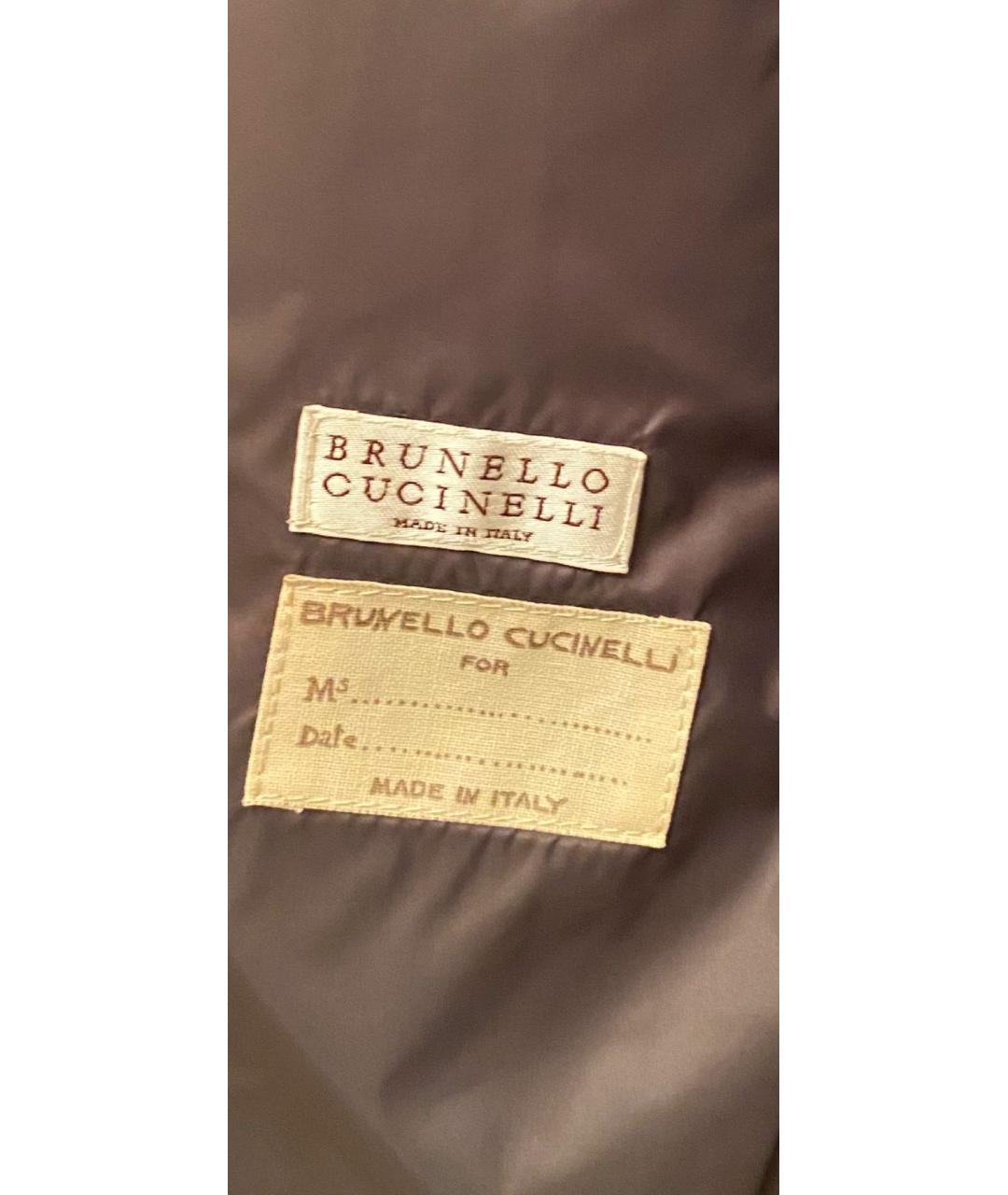 BRUNELLO CUCINELLI Коричневая куртка, фото 3