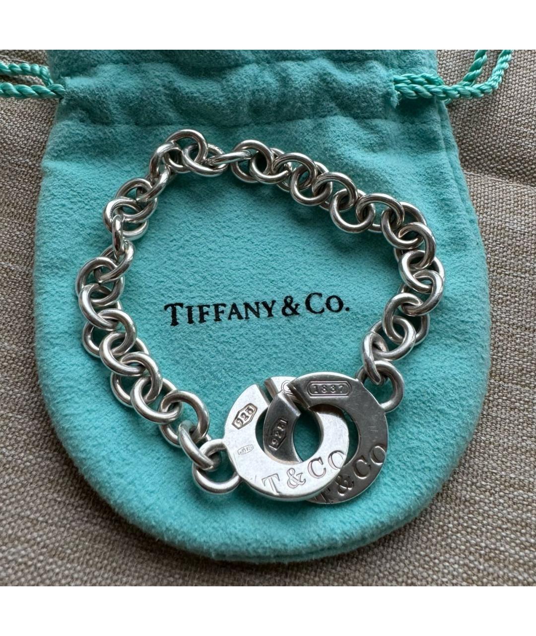 TIFFANY&CO Серебрянный серебряный браслет, фото 2