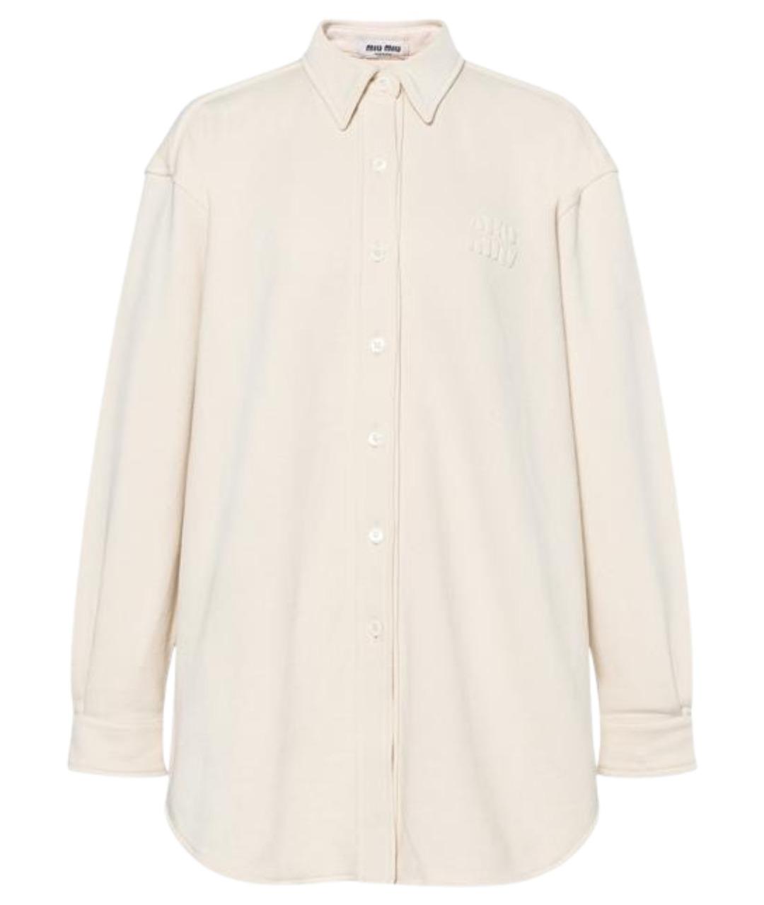 MIU MIU Белая рубашка, фото 1