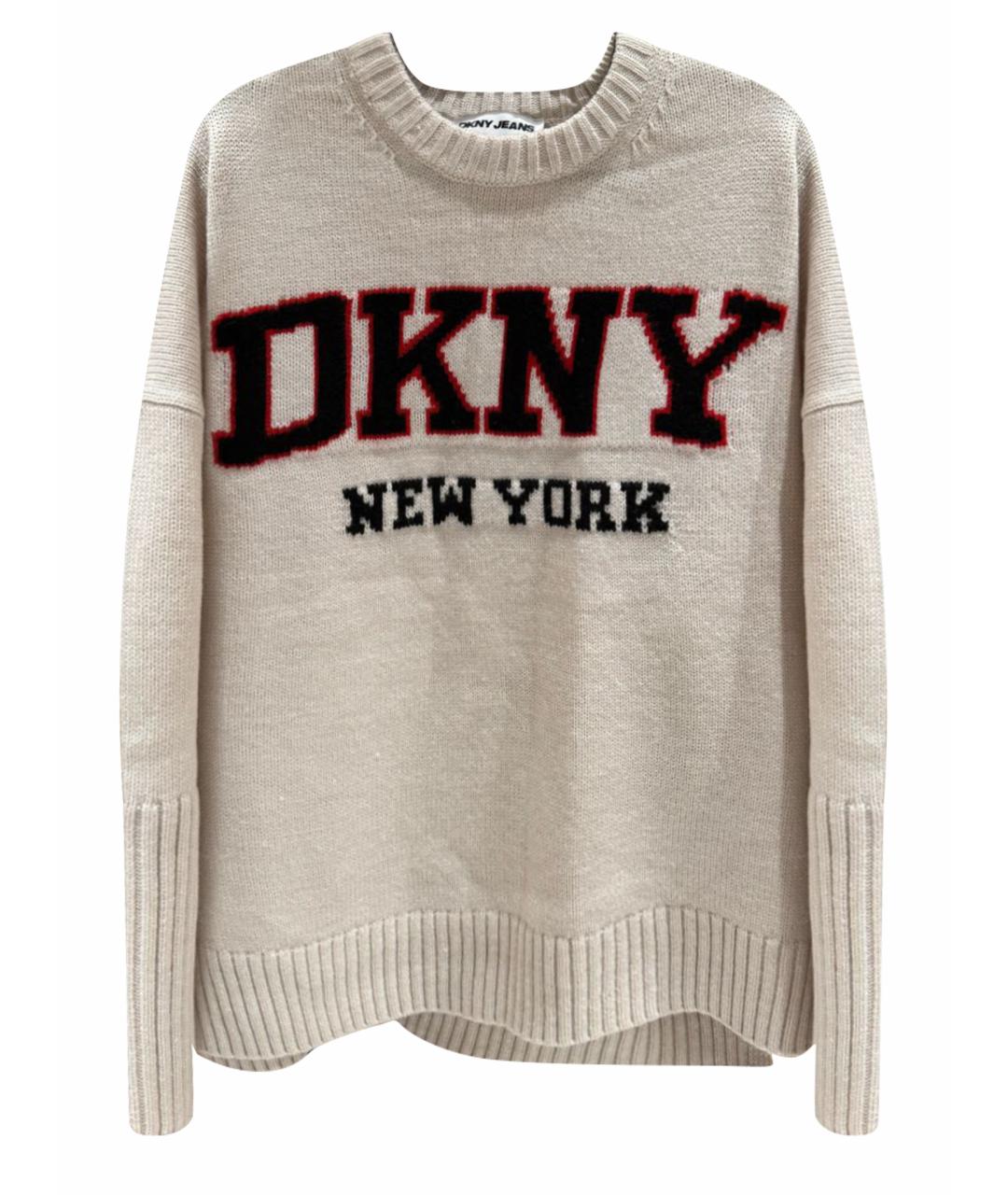 DKNY Бежевый джемпер / свитер, фото 1