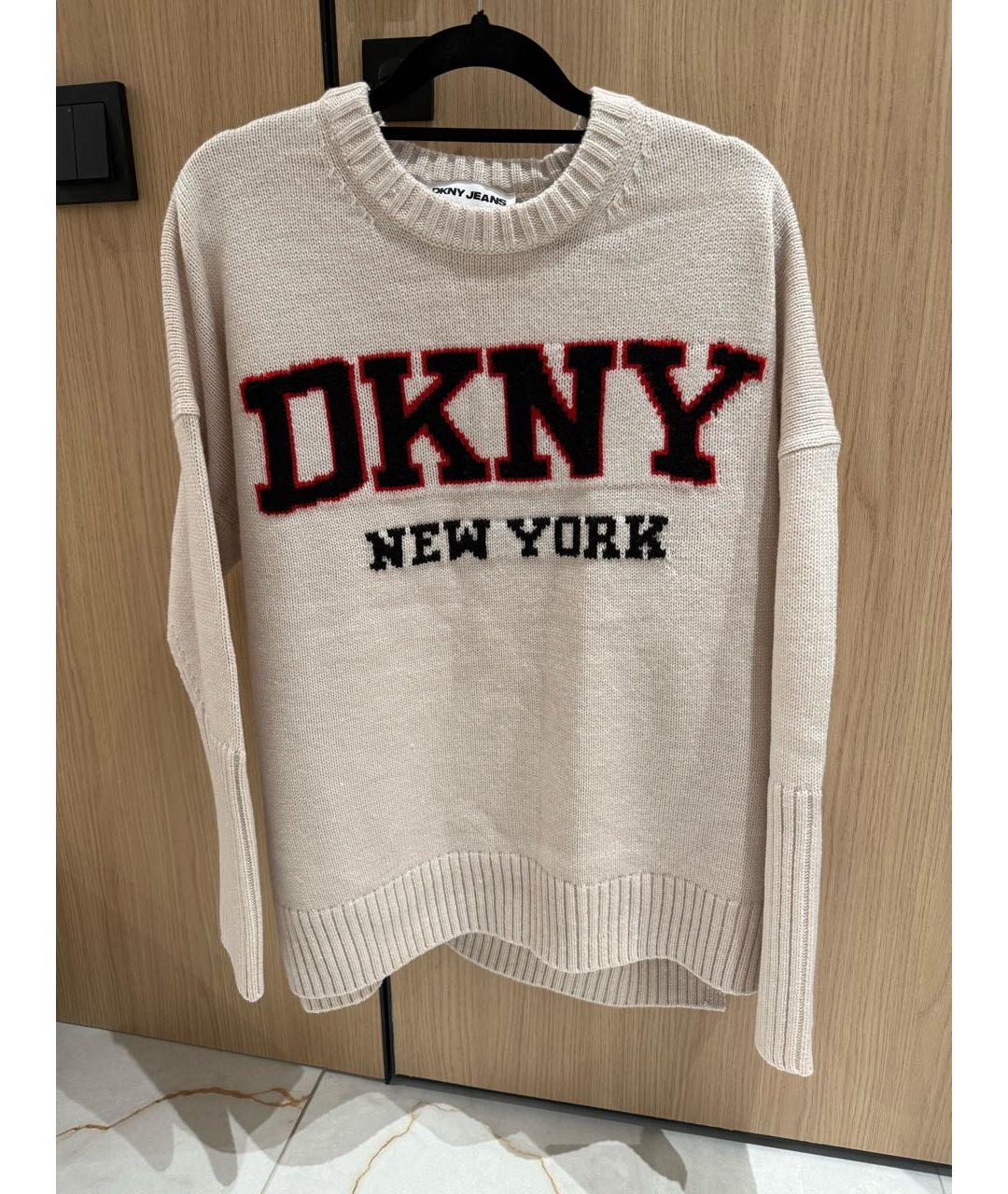 DKNY Бежевый джемпер / свитер, фото 9