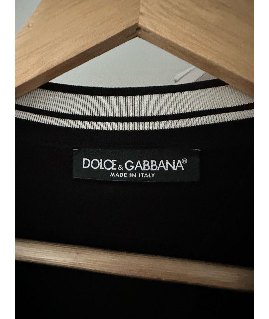 DOLCE&GABBANA Черный хлопковый костюм с брюками, фото 4