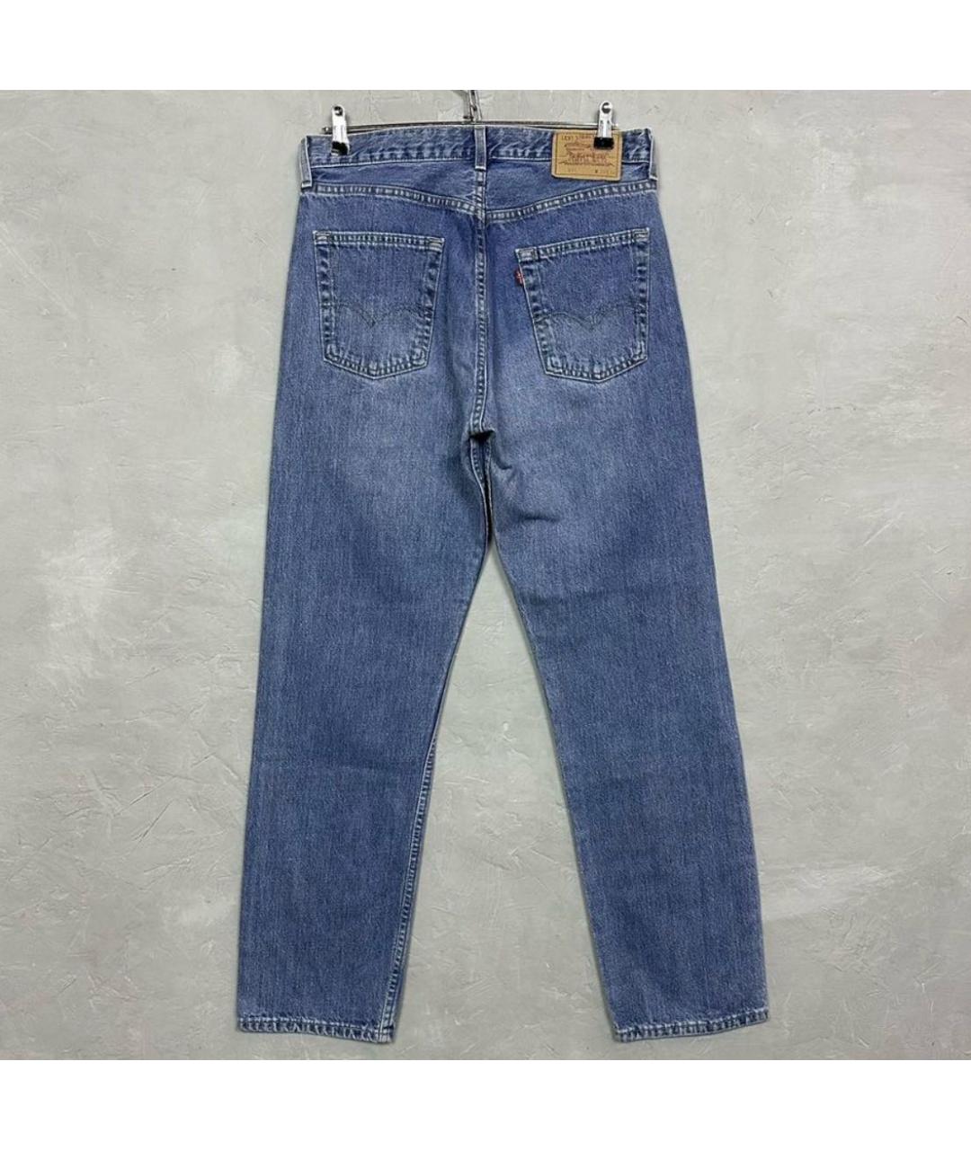 LEVI'S Синие хлопковые джинсы, фото 2