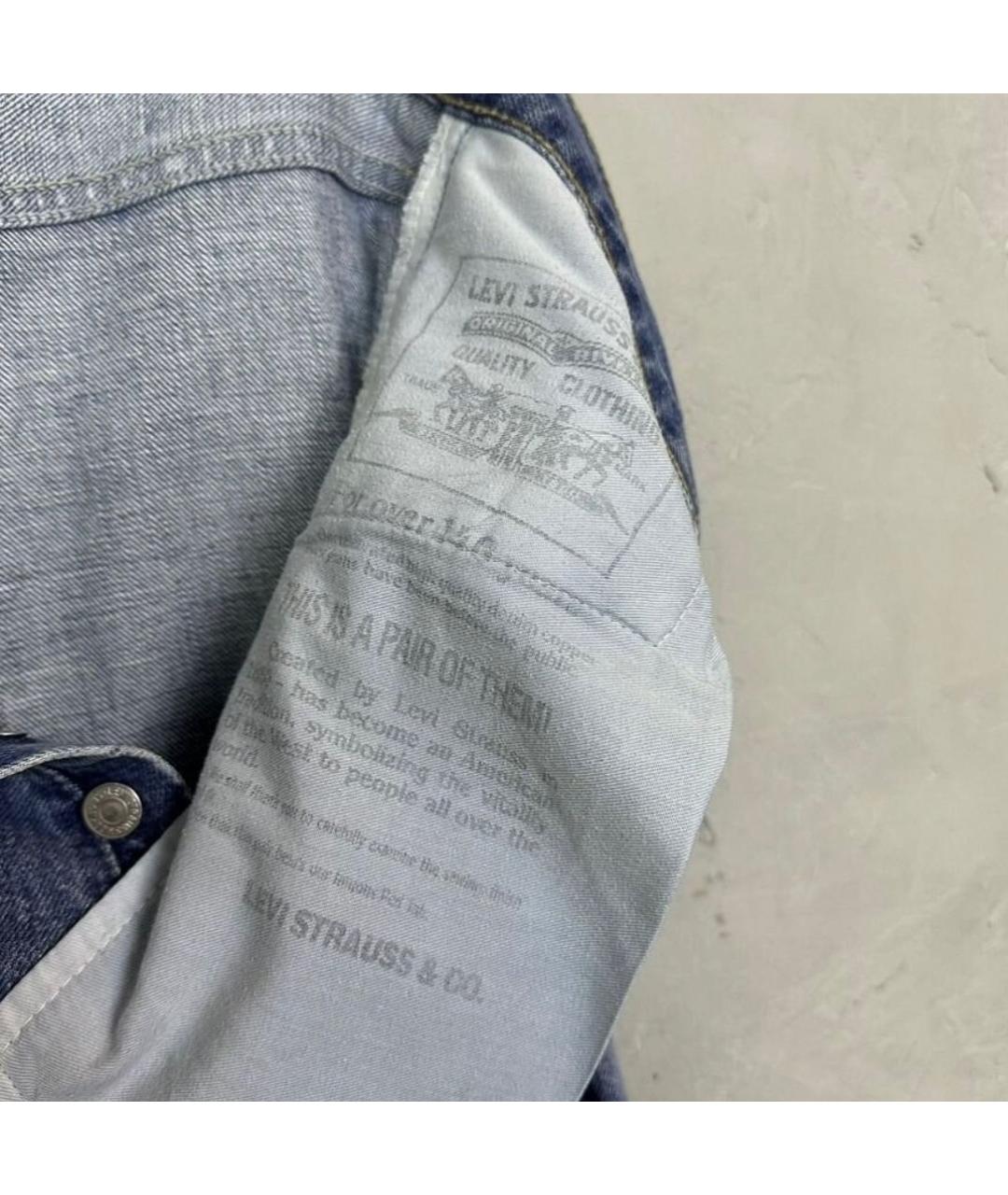 LEVI'S Синие хлопковые джинсы, фото 6