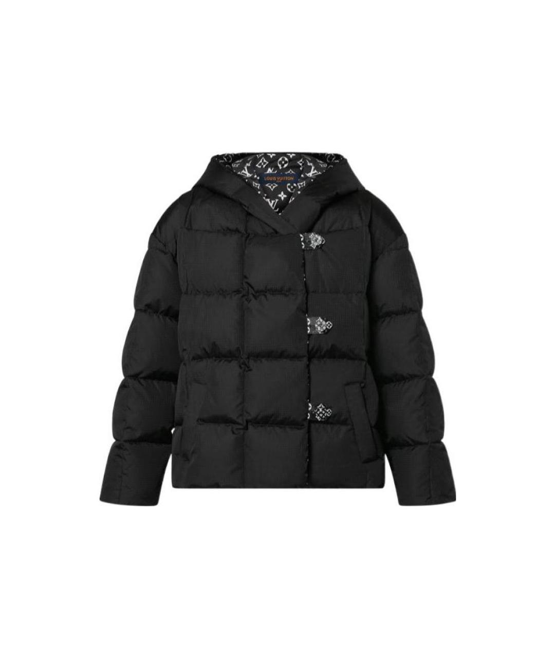 LOUIS VUITTON Черный полиамидовый пуховик, фото 1