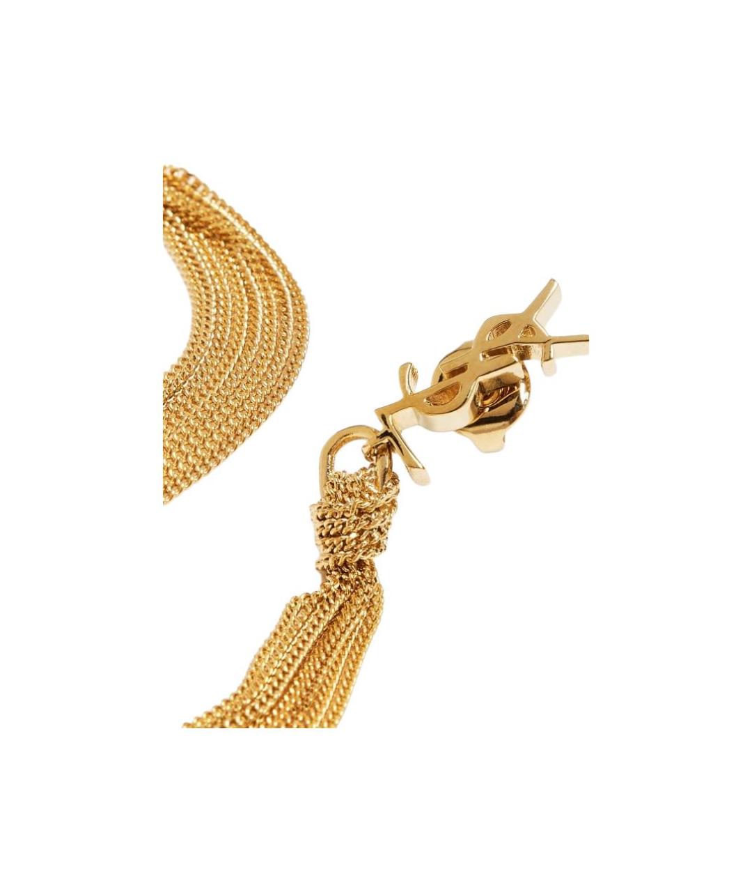 SAINT LAURENT Золотые серьги, фото 5