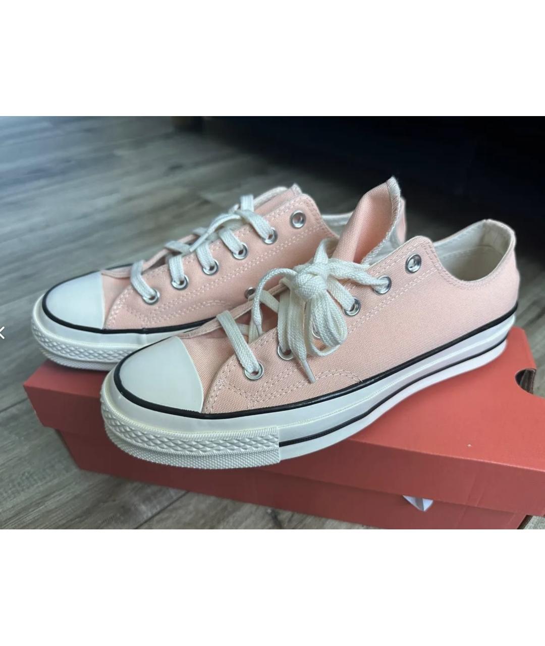 CONVERSE Розовые текстильные кеды, фото 2