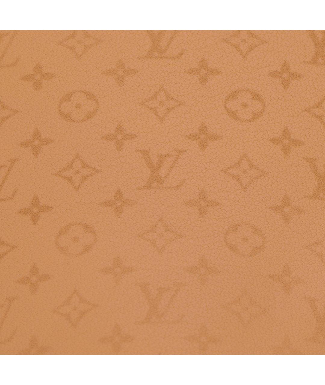 LOUIS VUITTON Бежевая кожаная сумка на плечо, фото 7