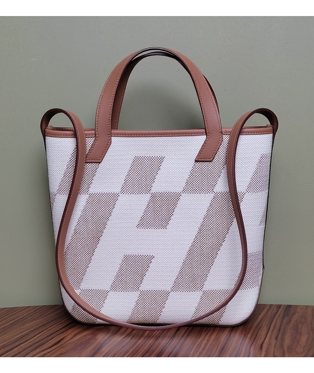 HERMES Коричневая сумка тоут, фото 2