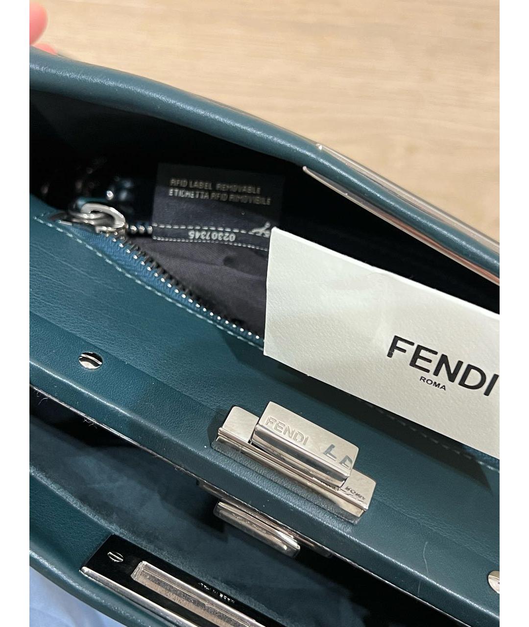 FENDI Кожаная сумка тоут, фото 7