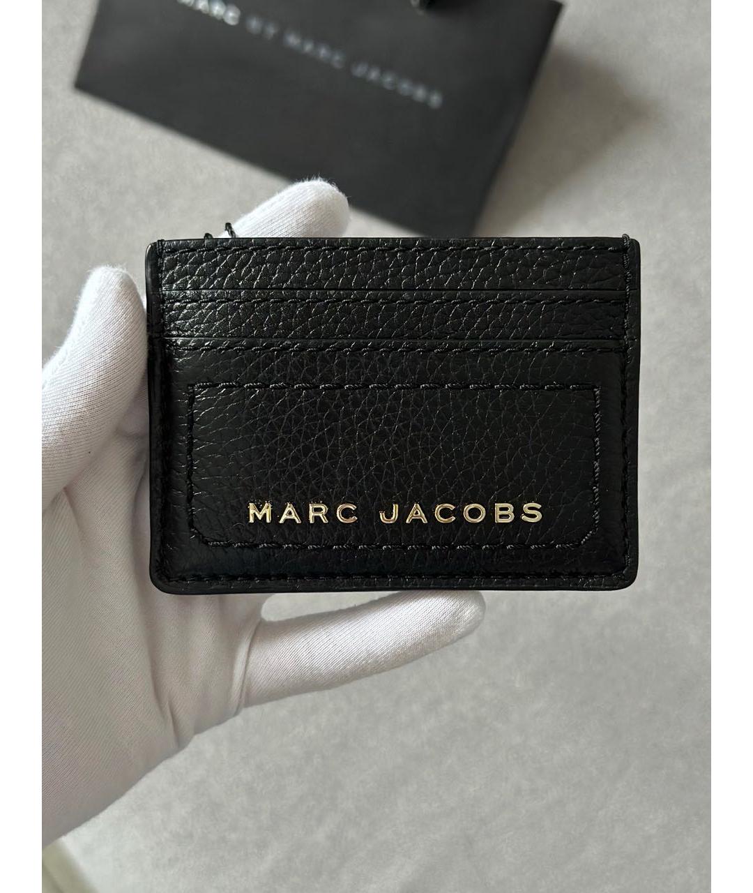 MARC JACOBS Черный кожаный кардхолдер, фото 3