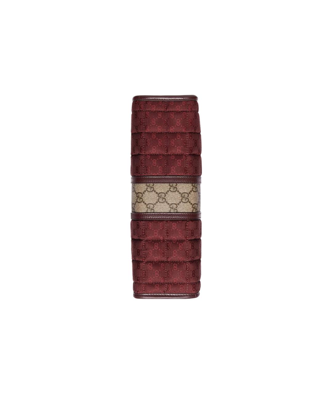 GUCCI Бордовая тканевая папка для документов, фото 7