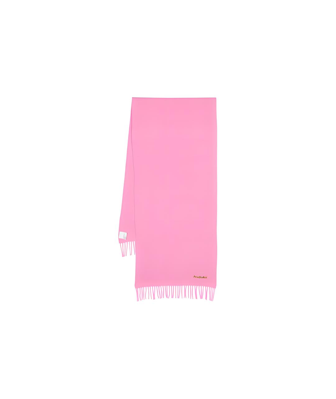 ACNE STUDIOS Розовый шарф, фото 6