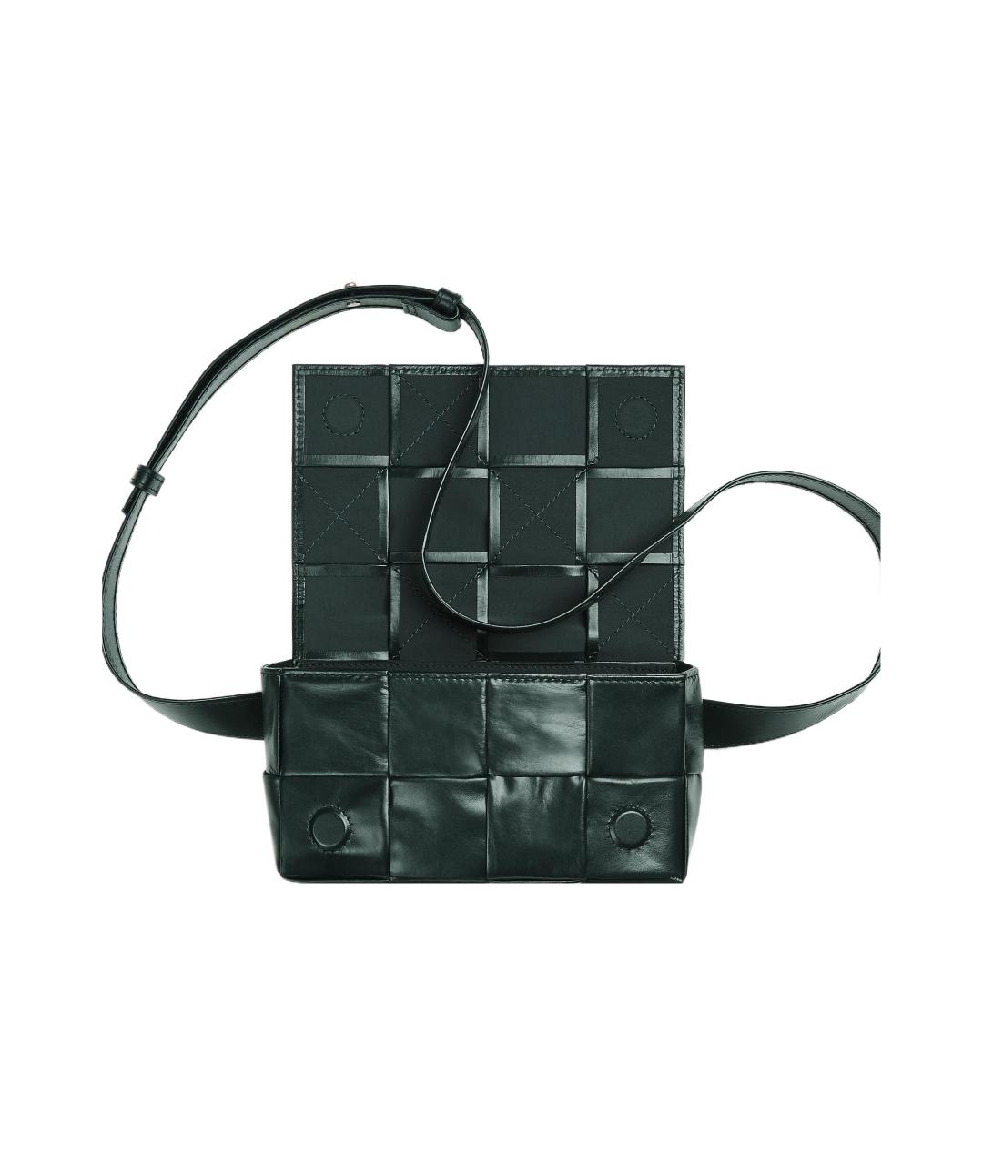 BOTTEGA VENETA Зеленая кожаная сумка на плечо, фото 4