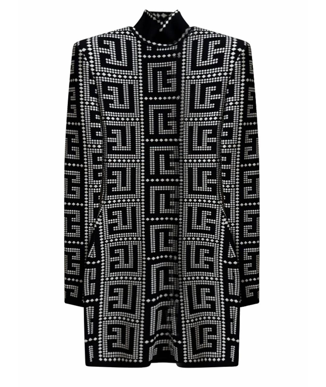 BALMAIN Мульти вискозное коктейльное платье, фото 1