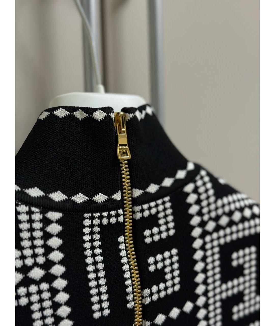 BALMAIN Мульти вискозное коктейльное платье, фото 3