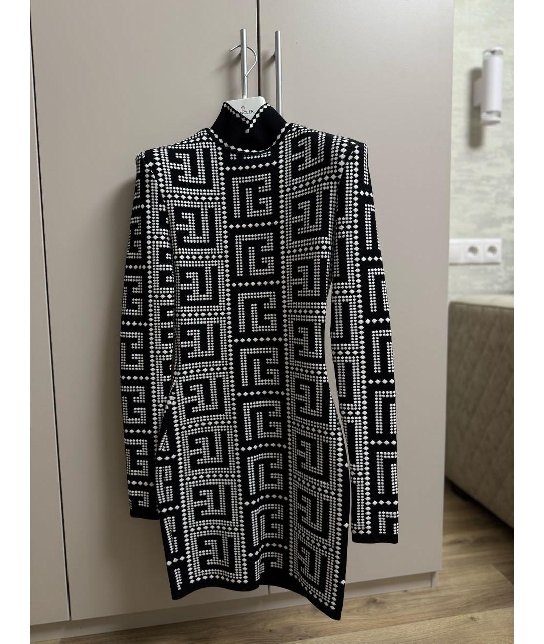 BALMAIN Мульти вискозное коктейльное платье, фото 5