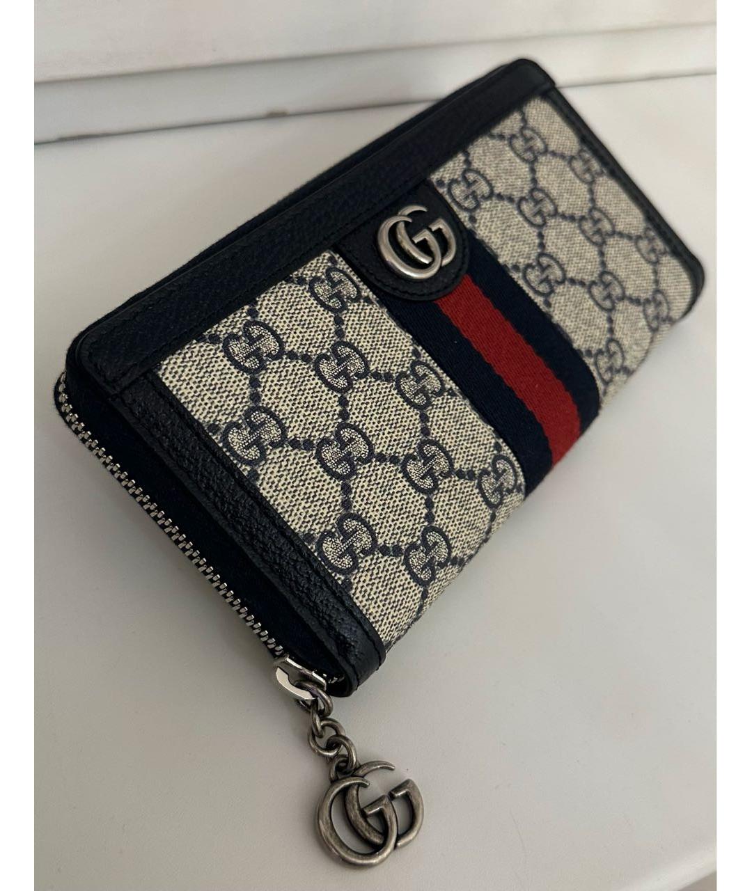 GUCCI Темно-синий кошелек, фото 2