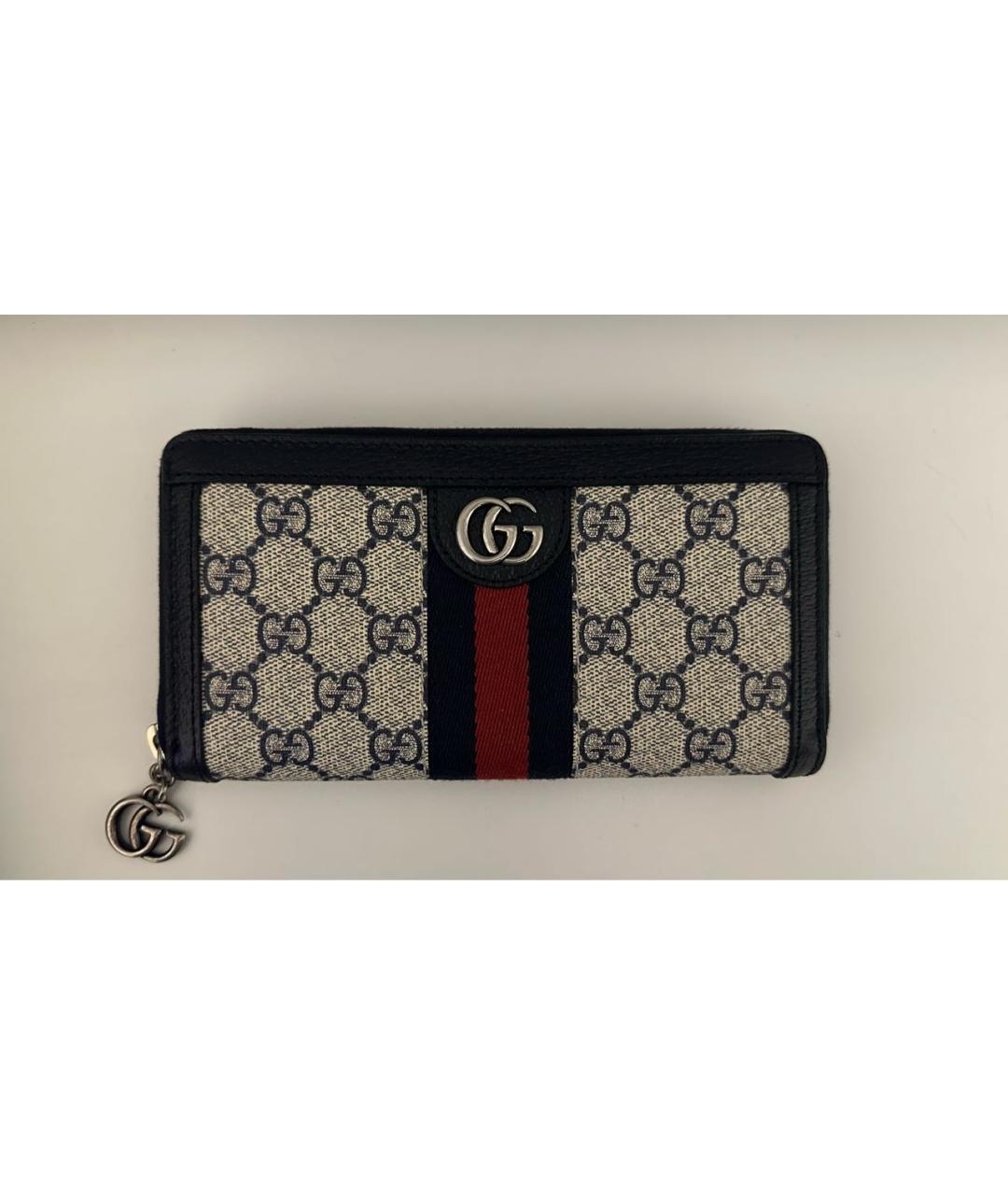 GUCCI Темно-синий кошелек, фото 7