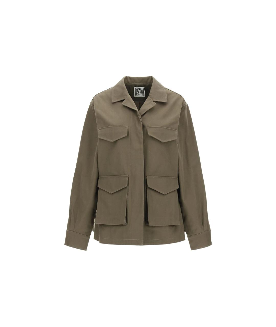 TOTEME Хаки куртка, фото 1