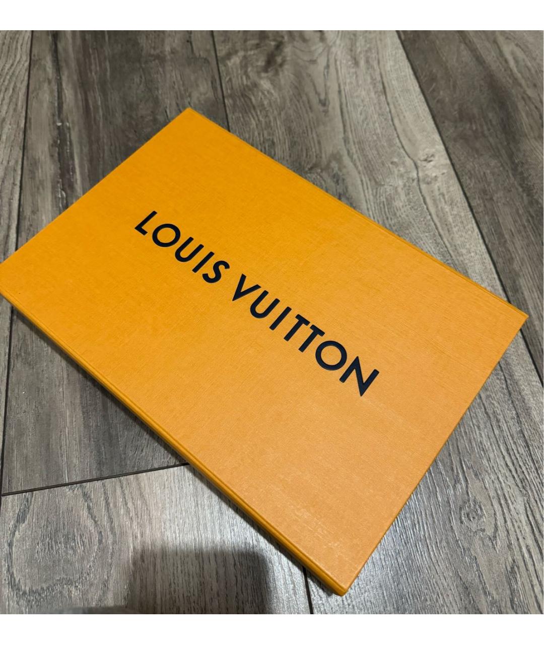 LOUIS VUITTON Бежевый шерстяной платок, фото 4